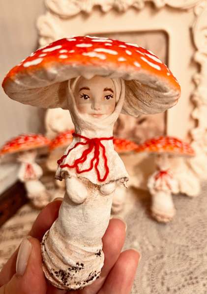 Елочная игрушка из ваты в Москве фото 3