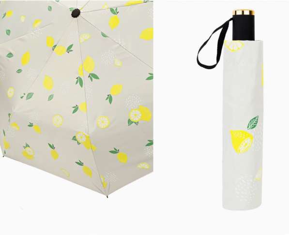 Новый зонт с лимонами Kawaii Factory