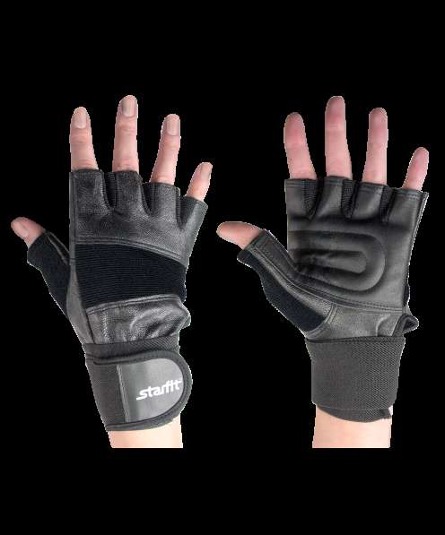 Перчатки атлетические SU-125, черные в Сочи фото 3