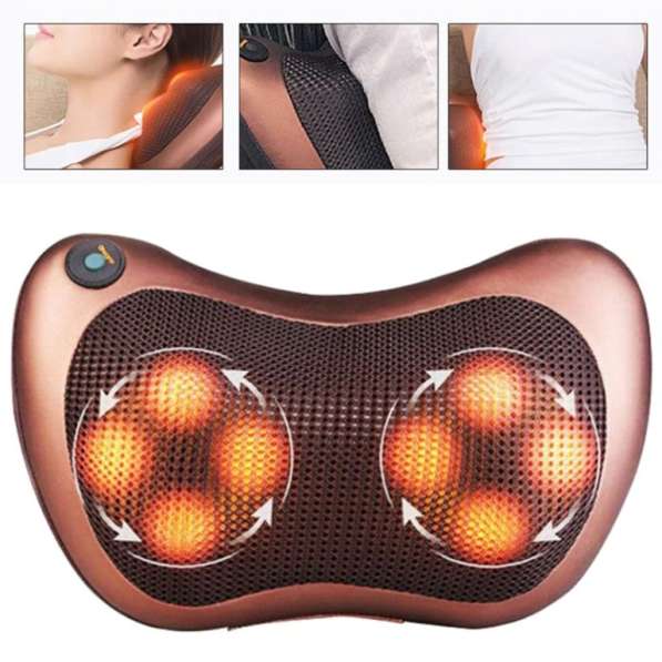 Massage Pillow массажная подушка с инфракрасным подогревом в фото 10