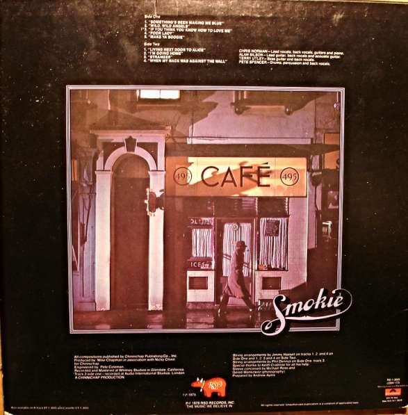 Пластинка виниловая Smokie ‎– Midnight Cafe (MINT) в Санкт-Петербурге фото 4