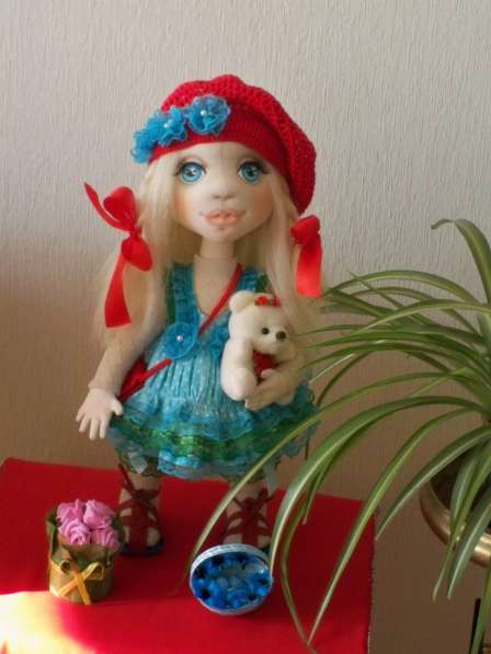 Текстильная интерьерная кукла Лизонька в Тольятти