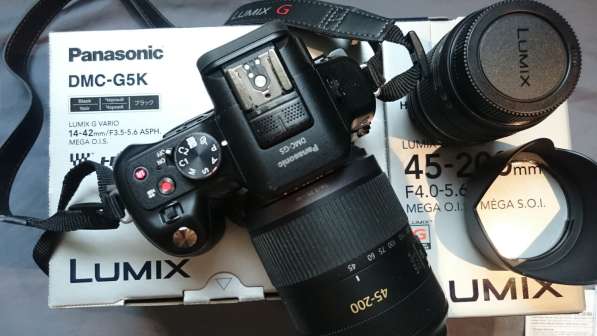 Фотоаппарат Panasonic Lumix DMC-G5. с вторым объективом H-FS