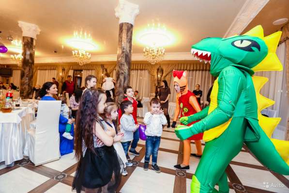 Детский праздник с аниматором динозавром в Ростове-на-Дону фото 3