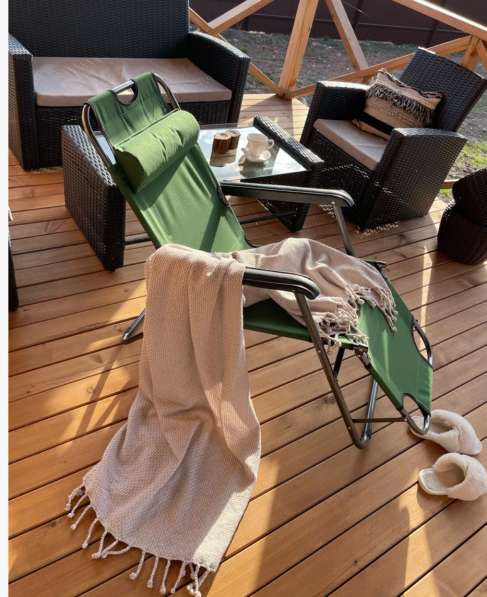 Шезлонг новый в Москве фото 6