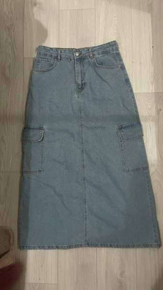 Юбка джинсы карго