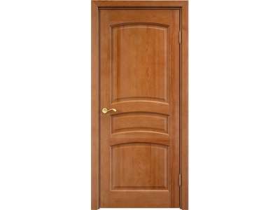 Межкомнатная дверь, массив сосны, орех 1
