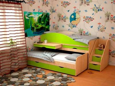 Детская кровать Караван 5-1 МДФ.