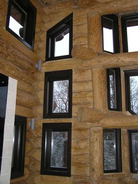 АРТ БОР Деревянные окна из трехслойного евро бруса в фото 5