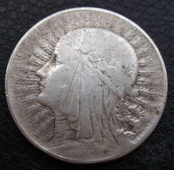 5 злотых 1934г. Ядвига. Серебро в фото 6