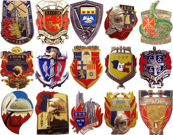 Знаки пожарных Франции в Москве фото 5