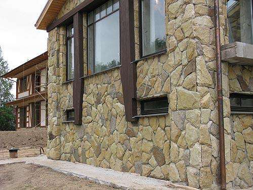 Отделка фасадов домов искусственным камнем в Чите в Чите фото 13