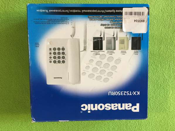 Телефон проводной Panasonic KX-TS2350RUW в Омске фото 6