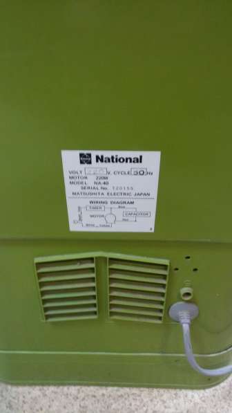 Стиральная машинка National (Japan) - NA-40 в Екатеринбурге фото 3