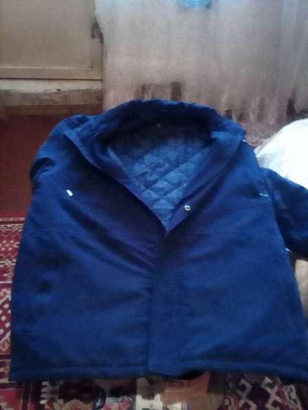 Куртка демисезонная мужская тёмного синего цвета