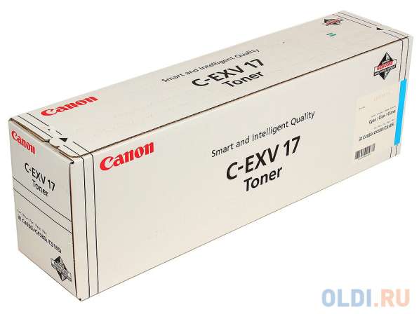 Тонер-картридж оригинальный Canon C-EXV17/GPR-21 Cyan (синий