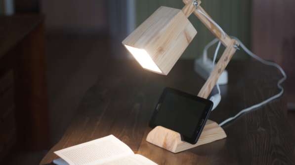 Настольная лампа Wood Lamp в фото 6