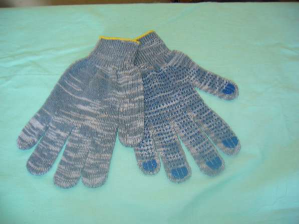 Рабочие перчатки х/б с пвх покрытием 7кл и 10 кл в Белово фото 3