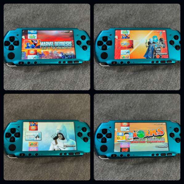 Sony PSP 3008 прошитая + 40 игр бирюзовая в Екатеринбурге фото 7