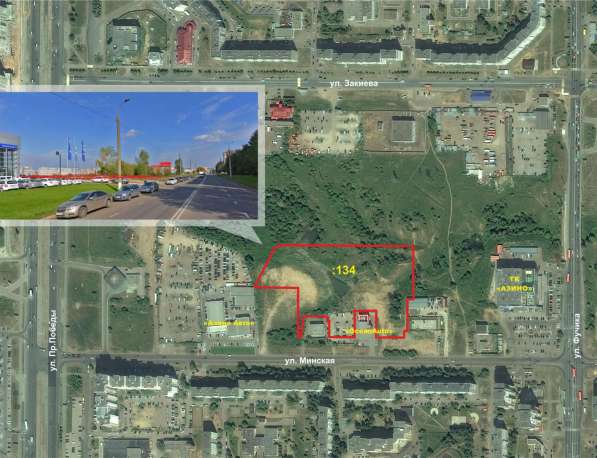 Земельный участок коммерческого назначения 25068 м² в Казани