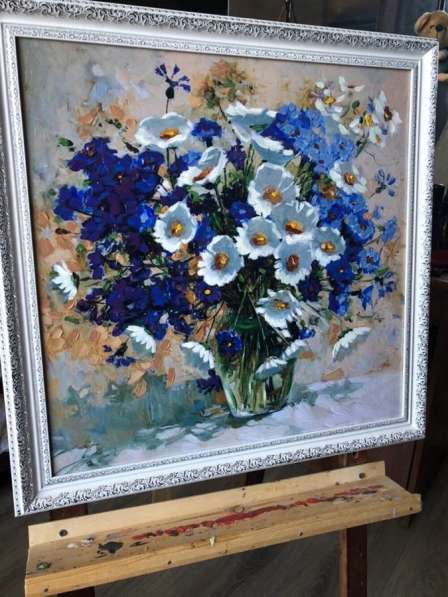 Ромашки картина маслом в Ростове-на-Дону фото 3