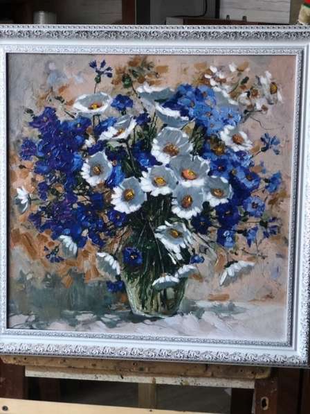 Ромашки картина маслом в Ростове-на-Дону фото 5