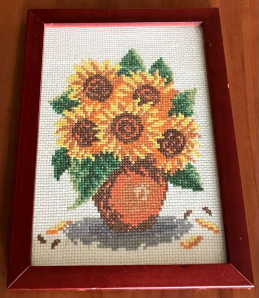 Картина вышитая крестом