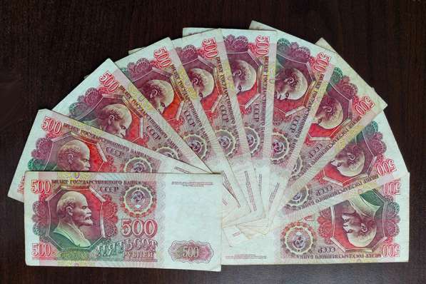 500 рублей 1992 (наборы по 10 бон)