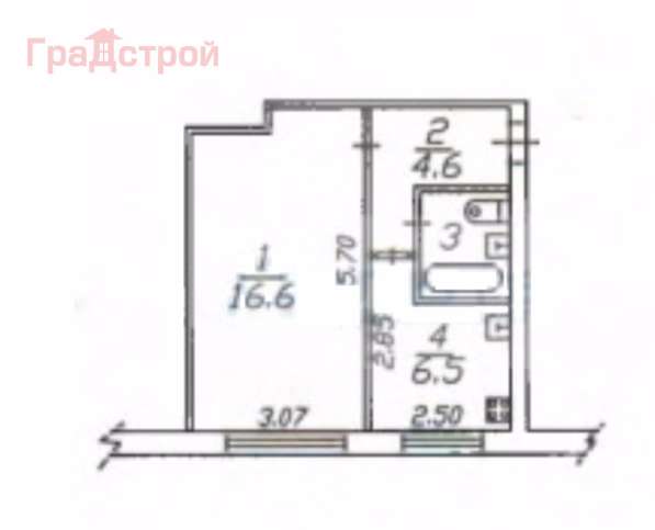 Продам однокомнатную квартиру в Вологда.Жилая площадь 32 кв.м.Этаж 2.Дом панельный.