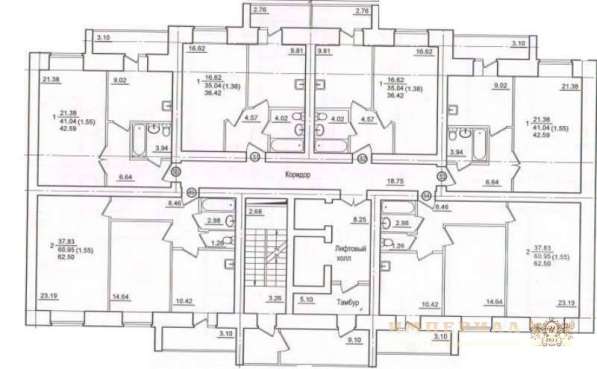 Продам двухкомнатную квартиру в г.Самара.Жилая площадь 62,50 кв.м.Дом кирпичный.Есть Балкон.