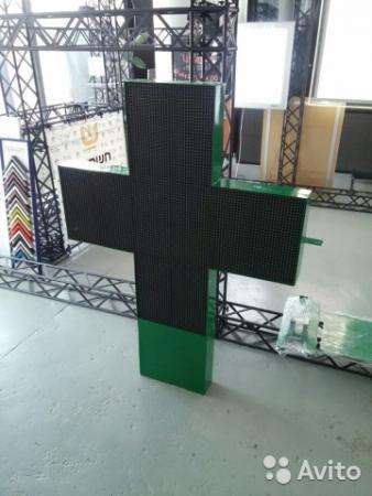 Cветодиодный крест в Екатеринбурге