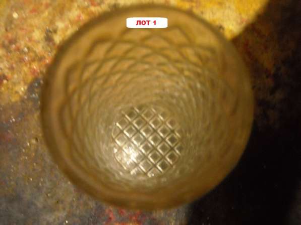 Салатник, подносы "Льдинки" и ваза хрустальные раритет в фото 6