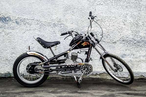 Велочоппер с мотором Chopper-Bike в Москве фото 3