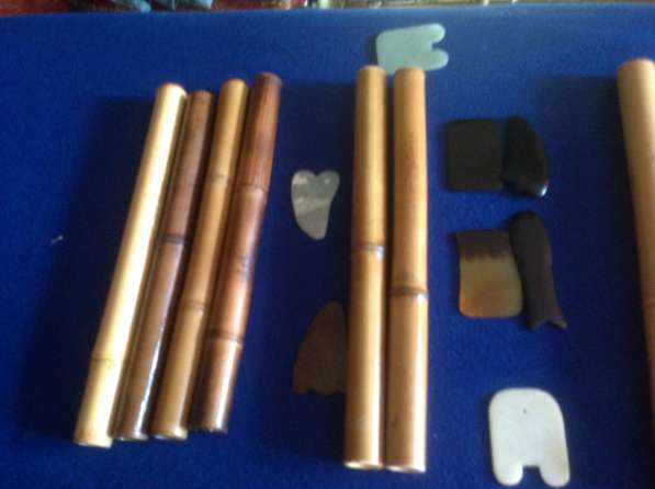Бамбуковые палочки, пластины Гуаша, камни Жадеит для массажа в Москве