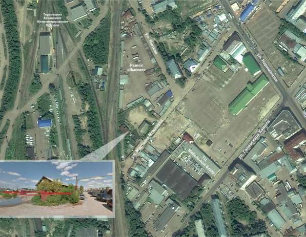 Земельный участок коммерческого назначения 1342 м² в Казани