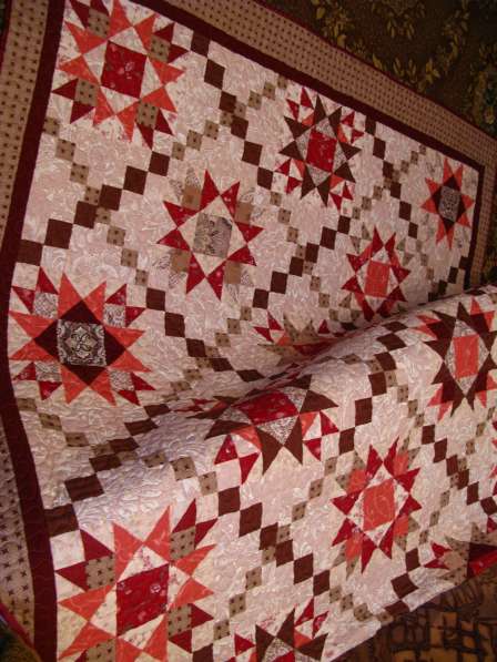 Лоскутное одеяло - покрывало в комплекте с 2-мя наволочками в Москве фото 7