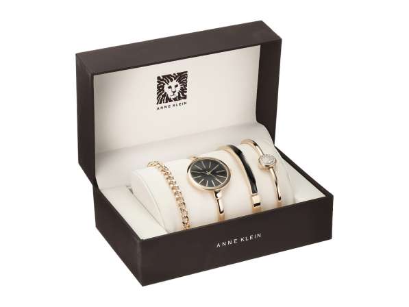 Модные женские часы Anne Klein (черные)
