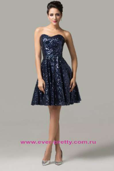 Фиолетовое коктейльное платье XS/06 "Ever-Pretty" Артикул: HE09053PP в Ижевске фото 3