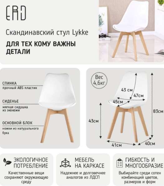 НОВЫЕ стильные СТУЛЬЯ от IKEA - недорого! в фото 4