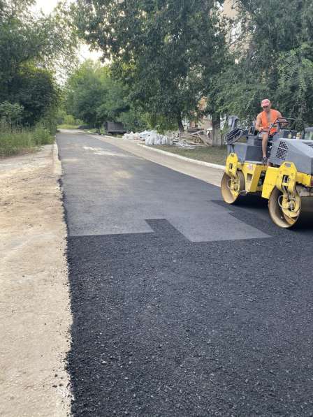 Укладка асфальта асфальтирование в Самаре фото 11