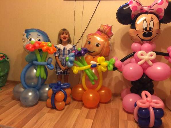 Воздушные шары с гелием, фигуры из шаров в Краснодаре