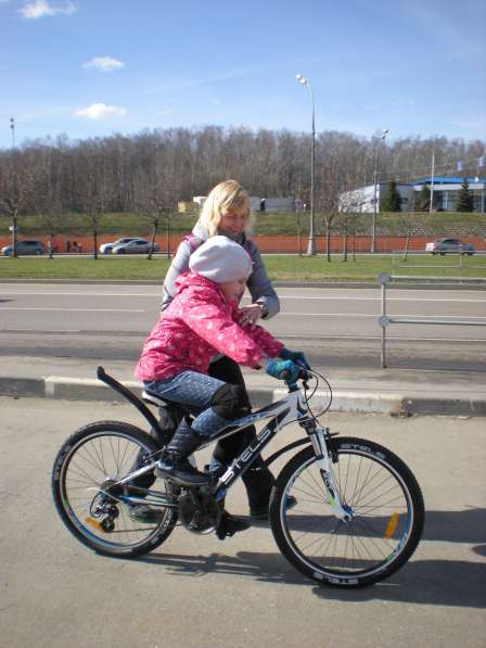 Обучение езде на велосипеде в Москве фото 11