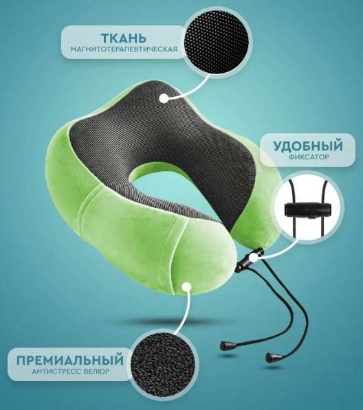 Подушки для путешествий на шею с эффектом памяти Memory foa в Сыктывкаре