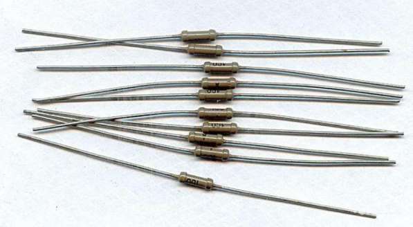 Резисторы 1 ГОм 0,125 Вт для конденсаторных микрофонов