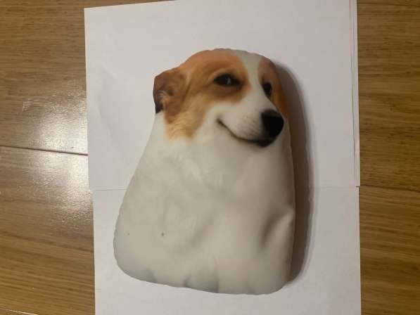 Подушка собачка Мемасик