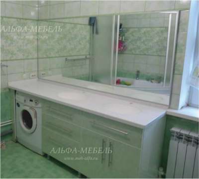 Мебель для ванной на заказ Альфа-Мебель в Самаре фото 5