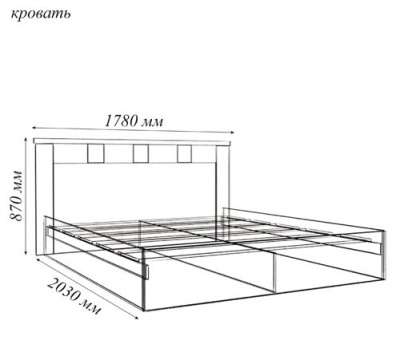 Кровать 'Жасмин' (ВВР) в Новосибирске