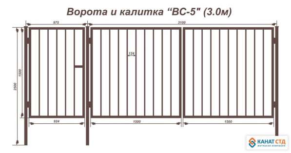 Ворота и калитки в п. Даниловка