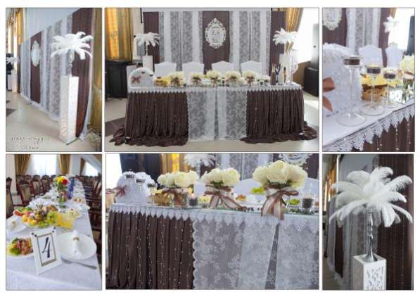 Оформление свадеб в Тобольске.Декор-студия "Мечта" в Тобольске