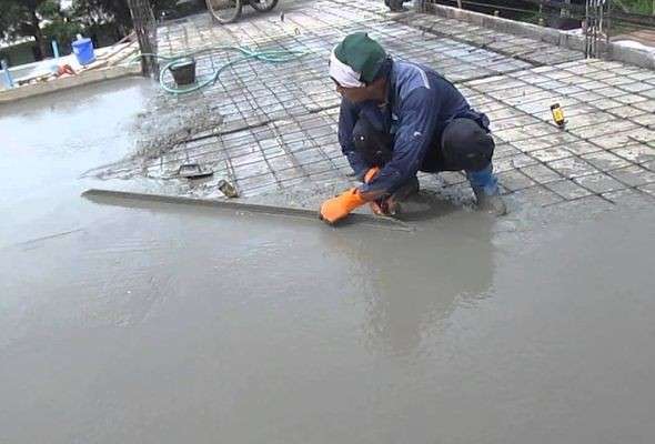 დაასხი ბეტონი в 